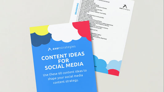 FREE Social Media Content Ideas List - Create compelling content!